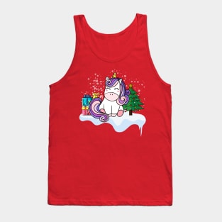 Magical Christmas Unicorn Tank Top